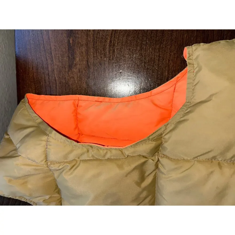 Vintage reversible down filled hunting vest Black Sheep size small